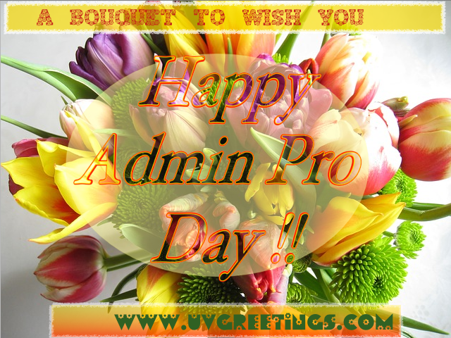 Bouquet to Wish Happy Pro Day - Transparent Text