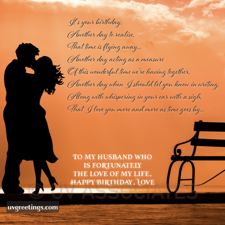 151 Birthday Wishes For Husband Poems Messages And Quotes Uvgreetings