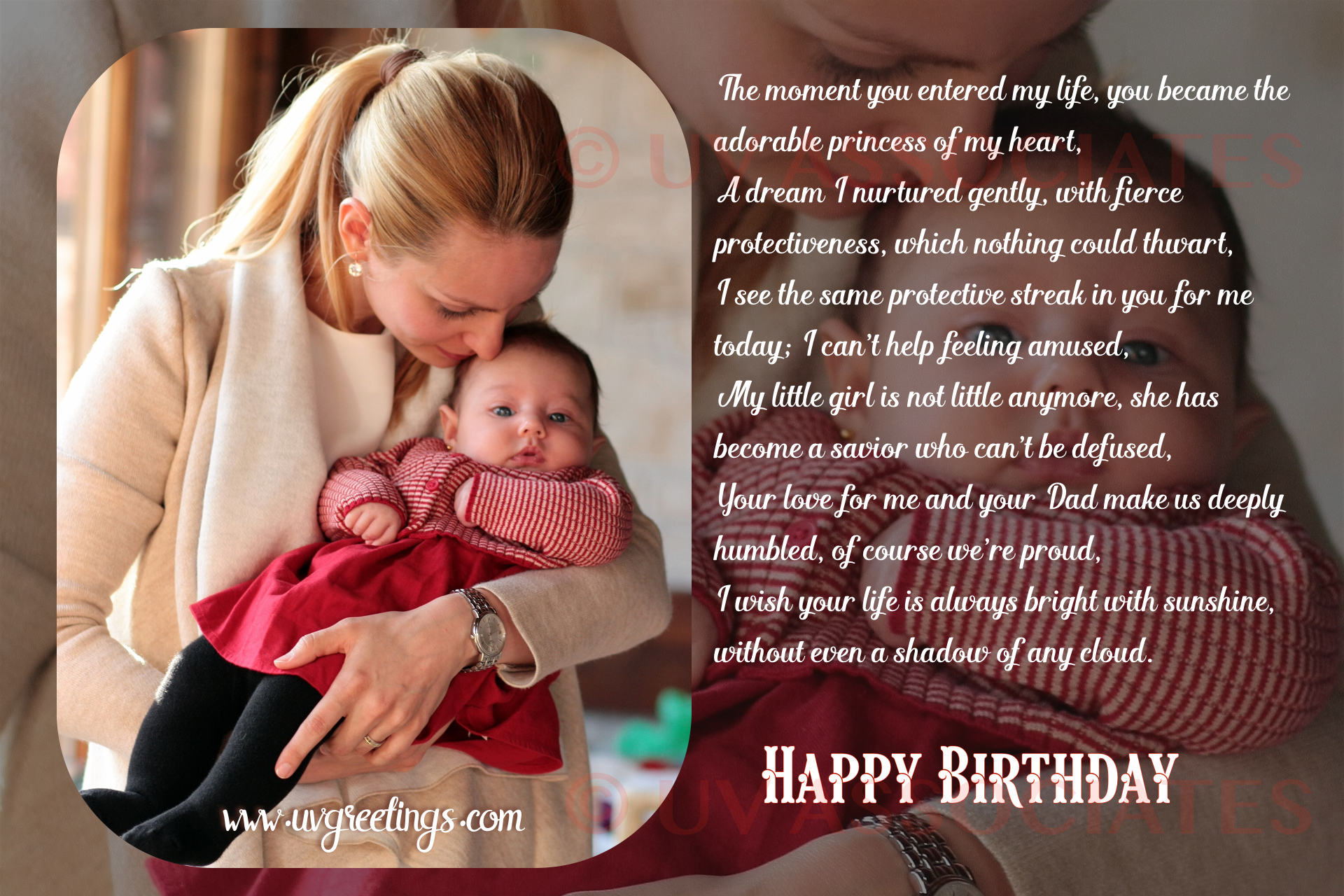 Happy Birthday Daughter - Quotes, Texts and Poems from Mom ...