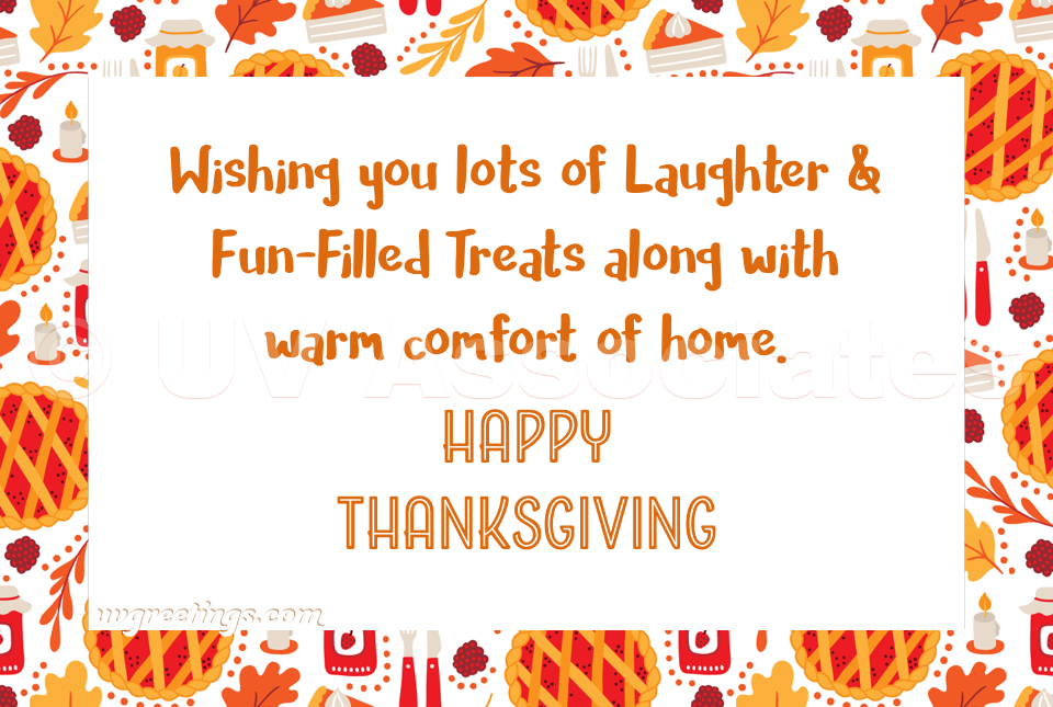 Thanksgiving Wishes for Fun Filled Treats 