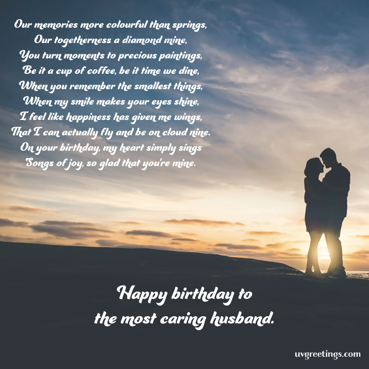 Happy Birthday Husband - A poem - an expression of happiness and gratitude