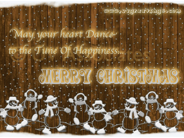 Merry Christmas - Dance to the Tune of Happiness