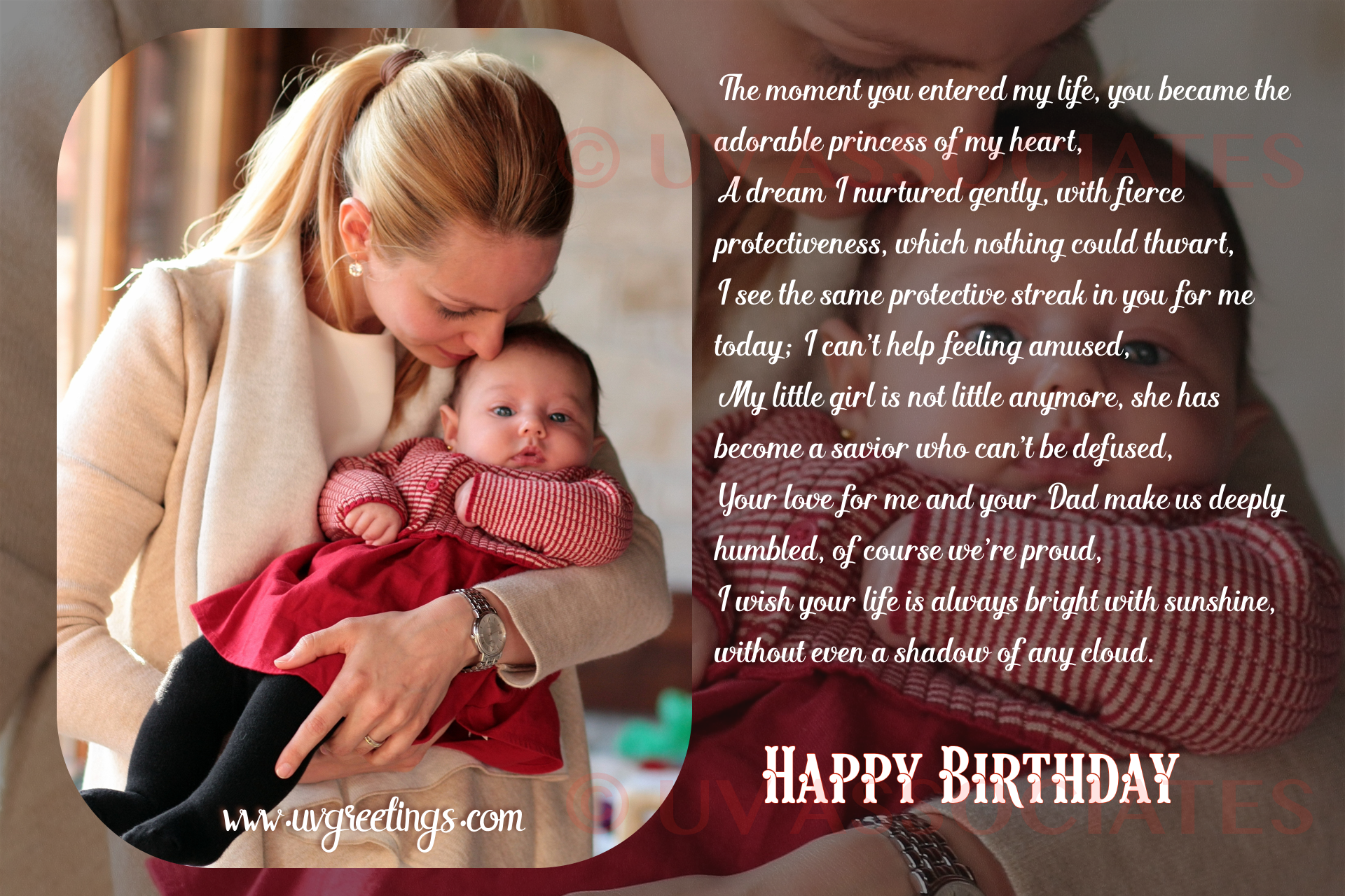 Birthday eCard For a Protective Daughter