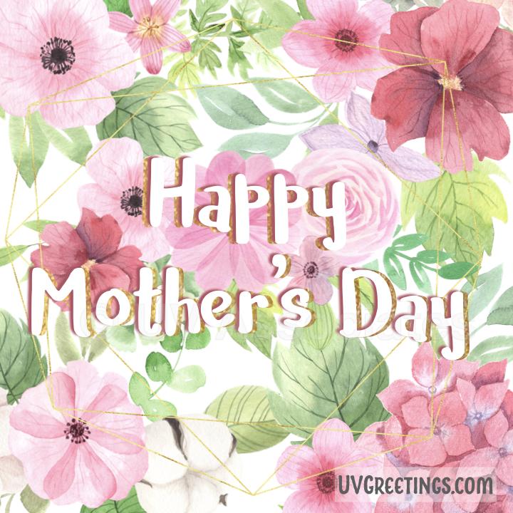 Floral Pink eCard for Mother’s Day